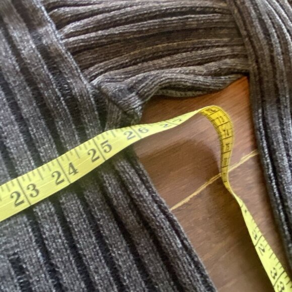VINTAGE Rocawear Sweater Mens Sz L Gray Knit Turtleneck Y2K Retro - Picture 4 of 5